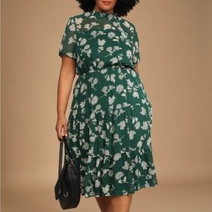 Green midi lulus dress